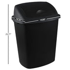 Teyyvn 18 Gallon Tall Plastic Kitchen Trash Can - Image 2