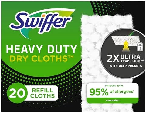 Swiffer Sweeper Heavy Duty Dry Sweeping Cloths, 40 Count