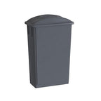 23 Gallon Gray Slim Jim Trash Can by Krollen+Industrial