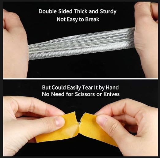 Double Sided Tape Heavy Duty, 2in x 66FT, Universal High Tack, Sticky - Image 4