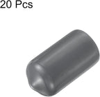 uxcell 20pcs Rubber End Caps 11.5mm ID Vinyl Round Tube Bolt Cap Cover Thread - Image 2