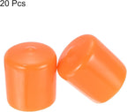 uxcell 20pcs Rubber End Caps 30mm ID Vinyl Round Tube Bolt Cap Cover Screw - Image 2