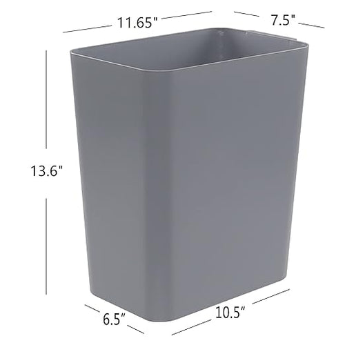 3-Pack 4.5 Gallon Trash Can - Image 2