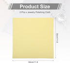 MECCANIXITY Jewelry Polishing Cloth 11.8x11.8 Inch Silver Polish Cleaning - Image 2