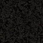 FLFK Peel and Stick Gothic Black Wallpaper 16in x 64in Vintage Floral Wall Paper for Bedroom Shelf Cabinet Countertops