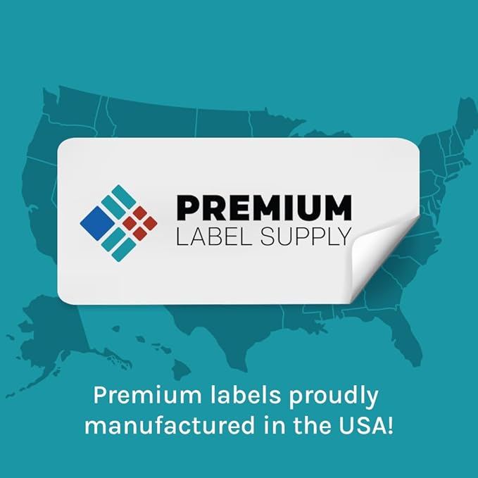 Premium Label Supply Waterproof Matte White Sticker Labels – 3.5" x 5" – Inkjet - Image 2