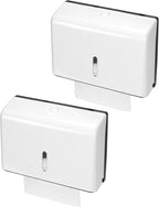 QWORK Paper Towel Dispenser Wall Mount, 2 Pack Multifold Hand Towel Dispenser - Image 7
