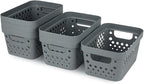 Glad Plastic Baskets for Organizing, Linen Closet, and Bathroom | Nesting Shelf - Image 6