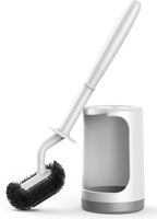 HAMITOR Toilet Bowl Brush Holder Set: Curved Design by HAMITOR