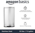 Amazon Basics Smudge Resistant Rectangular Trash Can - Image 2