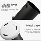 Household Swing White Bathroom Trash Can，Brushed Stainless Steel，10 L/3 - Image 8
