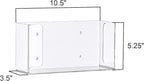 Amazing Abby Acrylic Glove Box Holder, Wall-Mounted Glove Dispenser, Floating - Image 6