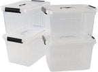 10 L Clear Plastic Latching Box, Plastic Storage Bin - Image 7