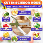 2 in 1 Kitchen Scissors for Food with Cutting Board, Safety Lock - Image 5