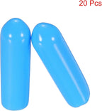 uxcell 20pcs Rubber End Caps 4mm ID Vinyl PVC Round Tube Bolt Cap Cover Screw - Image 2