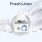 Scent Fill Fresh Linen Plug in Air Freshener, Scented Oil Refills, 2 Refills + - Image 3