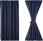 DWCN French Door Curtains – Rod Pocket Thermal Blackout Curtain - Image 7