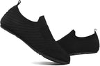 QZKDM Lightweight Slip on Grip Indoor House Slippers Barefoot Non Slip Home - Image 5