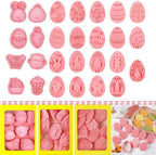27 PCS Easter Cookie Cutters (3 IN 1) by Unknown