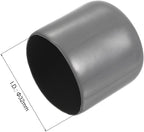 uxcell 20pcs Rubber End Caps 32mm ID Vinyl Cap Cover Screw Protectors Dark Grey - Image 3