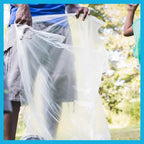 Clear Trash Bags, 40-45 Gallon Trash Bags, 16 Micron, High Density, Facility - Image 6