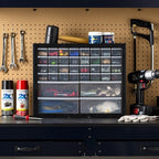 IRIS USA 36-Drawer Storage Cabinet, Garage Tool Screws, Made in USA, Black