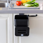 Compost Bin for Kitchen Countertop Under Sink, Bathroom Hanging Small Trash Can - Image 3