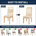 BIETYONE Waterproof Dining Chair Covers, Stretch Seat Protector, Washable