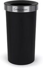 SIMPLI-MAGIC 16 Gallon Open Top Trash Can – Round Commercial Trash Can – - Image 2