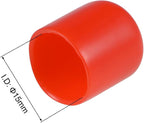 uxcell 20pcs Rubber End Caps 15mm ID Vinyl Round Tube Bolt Cap Cover Thread - Image 3