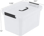 10 Quart Plastic Storage Bins - Image 3