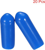 uxcell 20pcs Rubber End Caps 4.5mm ID Vinyl PVC Round Tube Bolt Cap Cover Screw - Image 2