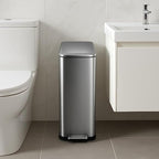 Garvee 13 Gallon Kitchen Trash Can, Stainless Steel Step Garbage Bin - Image 6