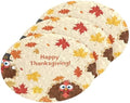 Happy Thanksgiving Turkey Leaves Pattern Dish Scrub Sponges Kitchen Non Scratch Reusable Compressed Cellulose Sponge Hanging for Household Cleaning Washing Dishes Pots and Pans 3 Pack by KOCOART