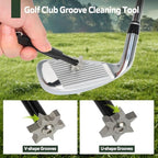 Golf Club Cleaning Kit,Golf Accessories,Golf Cleaning Kit with Golf Club Cleaner Water Brush,Towel,Divot Repair Tool,Groove Sharpener,Golf Ball Alignment Complete Golf Kit - Image 4