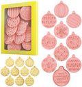 Christmas Ball Cookie Cutters 10Pcs Xmas Ornament Biscuit Molds for Baking by MIANXIAOXIN