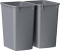 ROOMTEC Lightweight and Durable Slim Trash Can, 35QT Kitchen Trash Can by ROOMTEC