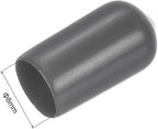 uxcell 20pcs Rubber End Caps 8mm ID Vinyl PVC Round Tube Bolt Cap Cover Screw - Image 3