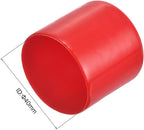 uxcell 20pcs Rubber End Caps 40mm ID Vinyl Round Tube Bolt Cap Cover Thread - Image 3
