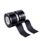 Self Fusing Silicone Tape 2 Rolls 1 in x 10' Black Waterproof Rescue Tape by Unknown