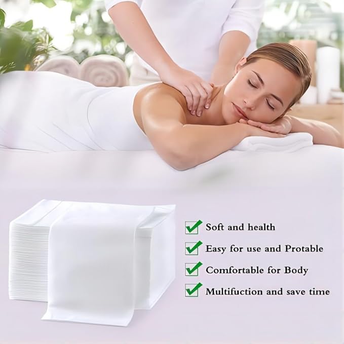 100Pcs Disposable Massage Table Sheets 31.5" x 71" Non-Woven Fabric Bed Covers - Image 4