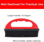 Rubber Pet Cat Dog Hair Removal Brush Lint & Hair Remover Brush, Silicone Lint - Image 3