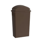 23 Gallon Brown Slim Jim Trash Can by Krollen+Industrial
