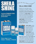Sheila Shine 1 Gal. Can Stainless Steel Cleaner and Polish, Protects Household - Image 3