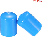 uxcell 20pcs Rubber End Caps 15mm ID Vinyl PVC Round Tube Bolt Cap Cover Screw - Image 2