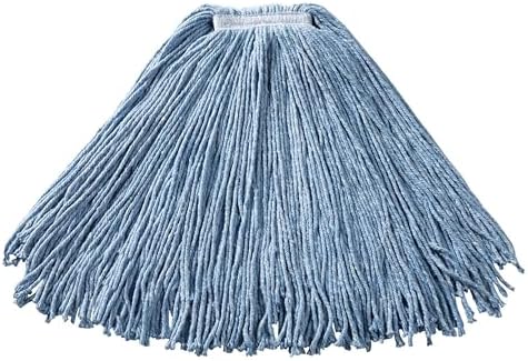 Rubbermaid Commercial Products Premium Cut-End Wet Mop Head, Blue, 24 oz