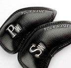 CRAFTSMAN GOLF 12pcs or 1pc Thick Synthetic Leather Golf Iron Head Covers Set - Image 2