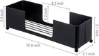 MyGift Modern Matte Black Metal Tabletop Paper Hand Towel Holder, Commercial - Image 5