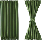 DWCN French Door Curtains – Rod Pocket Thermal Blackout Curtain - Image 7