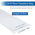 Floor Transition Strip Self Adhesive Floor Cover Strips Laminate 1.57" Wide - Image 6